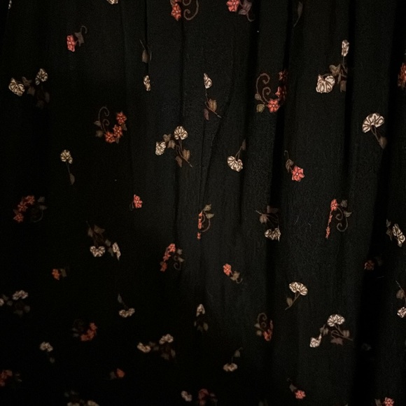 Madewell jumpsuit black floral with adjustable straps BNWT - Picture 4 of 5